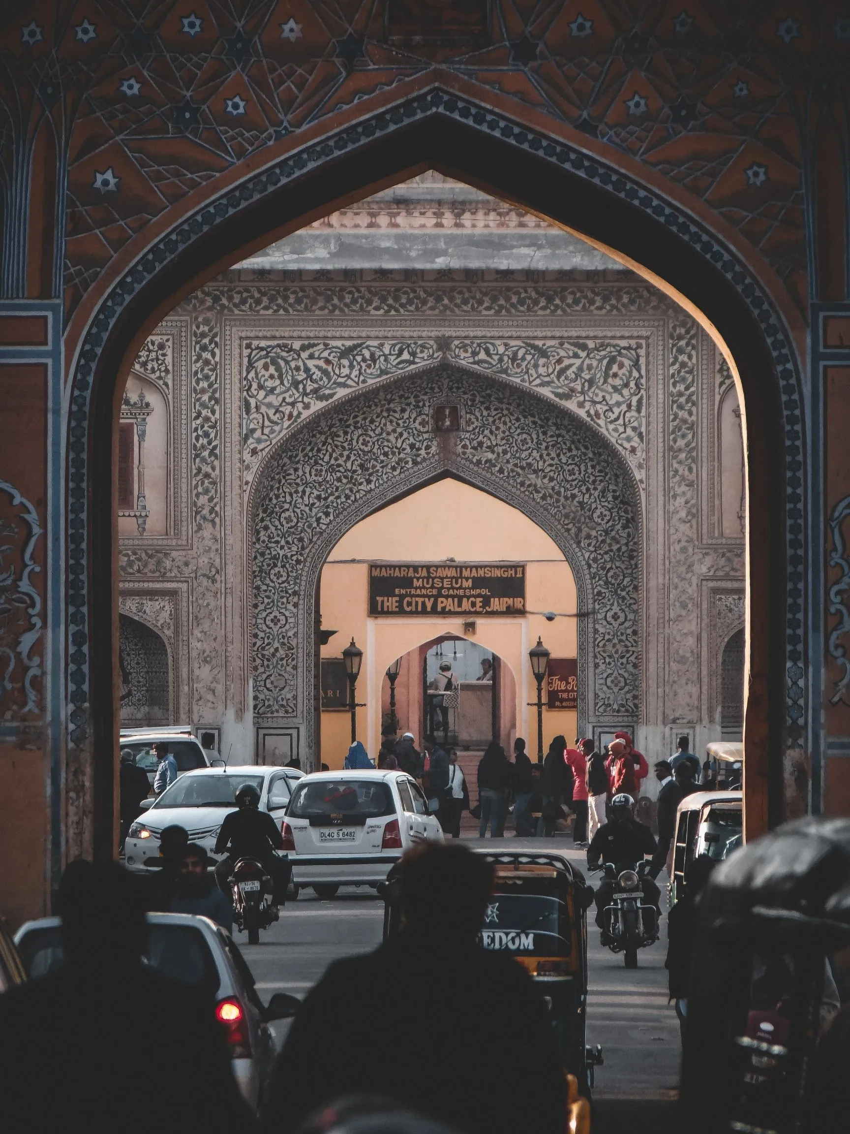 Main entry gate of City Palace, Jaipur, Rajasthan