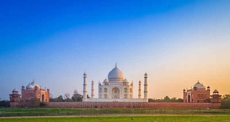 The iconic Taj Mahal in India, part of an India group tour experience arranged by Travel With Vasco